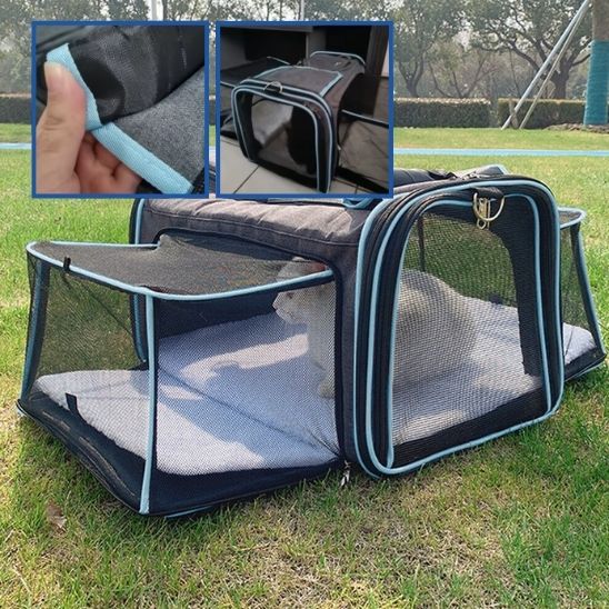 Sac de transport chat extensible - RonRonExpress