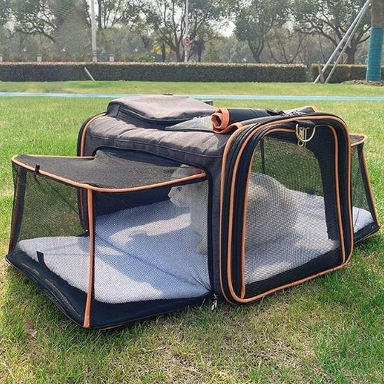 Sac de transport chat extensible - RonRonExpress