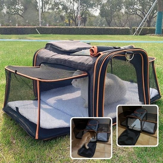 Sac de transport chat extensible - RonRonExpress